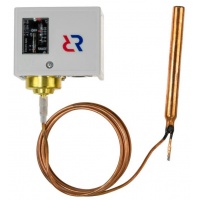 Термостат Ридан KP80R, 70-120С, капиллярная трубка 2м, контактная группа SPDT, IP44