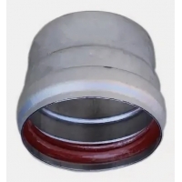 Муфта дымохода соединительная Dr Thermo d60мм внутренний-наружный, 0,05м