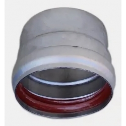 Муфта дымохода соединительная Dr Thermo d60мм внутренний-наружный, 0,05м