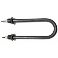 ТЭН для нагрева воды 1,6кВт, L185мм 45А 13/1,6р 220R 30 ф2 ш1/2, черный металл