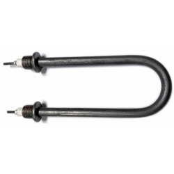 ТЭН для нагрева воды 1,6кВт, L185мм 45А 13/1,6р 220R 30 ф2 ш1/2, черный металл