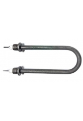 ТЭН для нагрева воды 2кВт, L185мм 45А 13/2,0р 220 R30 ф2 ш1/2, черный металл