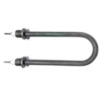 ТЭН для нагрева воды 2кВт, L185мм 45А 13/2,0р 220 R30 ф2 ш1/2, черный металл