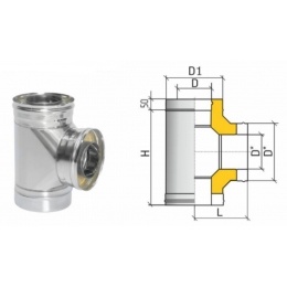 Тройник Термо 87 ТРТ-Р 430-0.5/430 D80/140