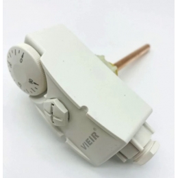 Термостат Vieir 0-90С, 220В,16А, с погружным датчиком