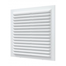 Вентиляционная решетка 138мм х 138мм ERA ж/нак с сеткой без рамки АБС