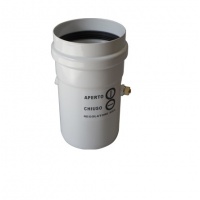 Регулятор воздуха D 80мм прямоточный с инспек.отв.