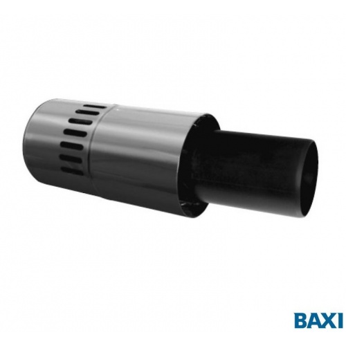 Горизонтальная коаксиальная труба BAXI HT 110/160мм, длина 1000мм с наконечником полипропиленовая купить в интернет магазине Санрай73