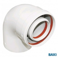 Угол коаксиальный 110/160, 90* НТ BAXI