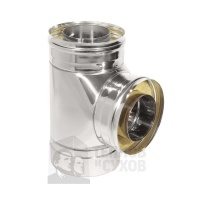 Тройник Термо 87 ТРТ-Р 304-0.8/304 D115/210* с хомутом