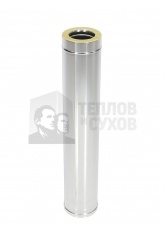 Труба Термо L 1000 ТТ-Р 304-0.8/304 D115/210* с хомутом