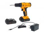 Дрель-шуруповерт аккумуляторная ДА-20Л-2К (2,0 А/ч) Вихрь 72/14/21