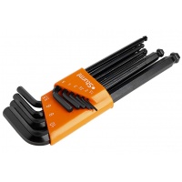 Ключи шестигранные Sturm 10 шт  шаровидный наконечник