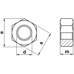 Гайка DIN 934 М14