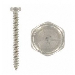 Саморез по металлу с шестигранной головкой DIN 7976 5,5Х55 ММ А2 (AISI 304) (200шт)