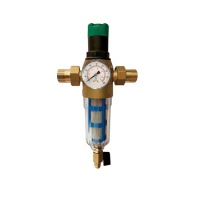 Фильтр с регулятором давления  3/4 для для горячей воды МЕТАЛЛ Vieir