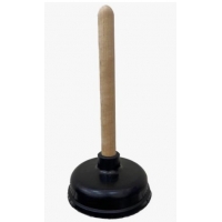 Вантуз цилиндрический с деревянной ручкой d110мм