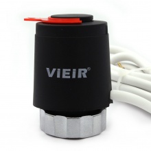 Сервопривод Vieir VR1128 для термостатических клапанов 230V нормально закрытый электротермический
