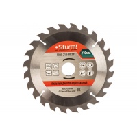 Диск пильный размер 210x30x24 зубов Sturm!