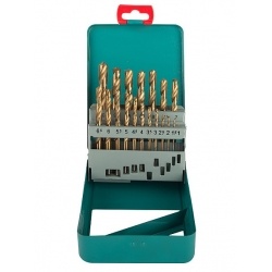 Набор сверл по металлу Sturm! 1,0-10мм, 19шт  в металлическом кейсе