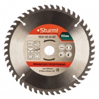 Диск пильный 185х20х48 зубьев, с переходным кольцом на 16мм Sturm!