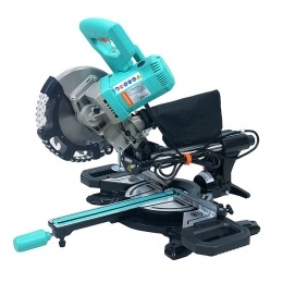Торцовочная пила Sturm! 2000Вт, диск 210мм, 3200/4500об/мин, подсветка LED, резка металла, протяжка