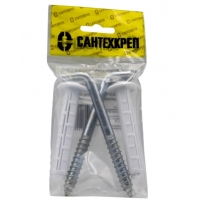 Крепеж водонагревателя (комплект: костыль 10х100  + дюбель,  2шт