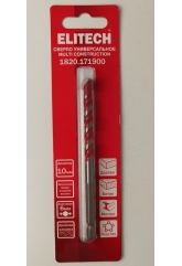 Сверло универсальное ELITECH Multi Construction 10х115 мм