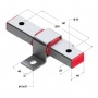 Опора скользящая TSA B40x25 F2, Termoclip