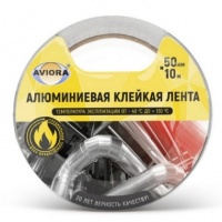 Лента алюминиевая Aviora DSAF 30 мкм, 50мм х 10м, клейкая