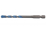 Сверло универсальное Hanskonner 6х100 мм, твердосплавная напайка, шестиганный.хвостовик