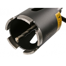 Коронка алмазная по армированному бетону 68*80 мм, 5 сегментов, Hanskonner