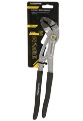 Клещи переставные 300мм, CrV, кнопочный шарнир, раскр. губ. 70мм(>75%), hanskonner