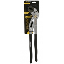 Клещи переставные 400мм, CrV, кнопочный шарнир, раскр. губ. 90мм(>13%), hanskonner