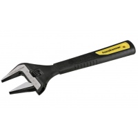 Ключ разводной 250 мм, усиленные тонкие губки, обрезиненная рукоятка, Hanskonner