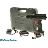 Шуруповерт аккумуляторный Энергомаш 12В, 25Нм, 2х2.0Ач, 0-350/0-1300об/мин, клипса, кейс