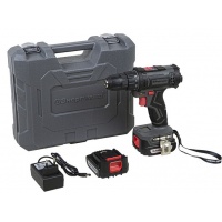 Шуруповерт аккумуляторный Энергомаш 14В, 27Нм, 2х2.0Ач, 0-350/0-1300об/мин, клипса, кейс