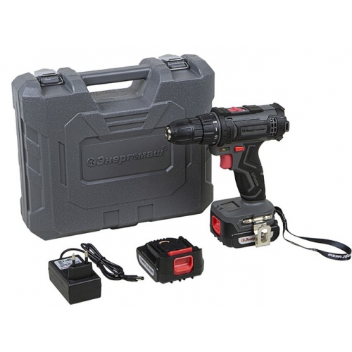 Шуруповерт аккумуляторный Энергомаш 14В, 27Нм, 2х2.0Ач, 0-350/0-1300об/мин, клипса, кейс купить в интернет магазине Санрай73