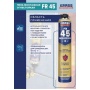 Пена монтажная Krass Professional FR V45 огнестойкая, пистолетная, до 45л, 750мл