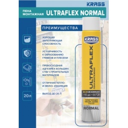 Пена монтажная Krass Ultraflex Normal всесезонная 450мл