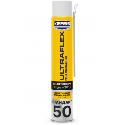 Пена монтажная Krass Ultraflex Standard всесезонная 525мл Пена монтажная Krass Ultraflex Standard всесезонная 525мл