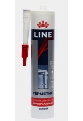 Герметик силиконовый универсальный  T-line Tl-USK-1 белый, 260 мл