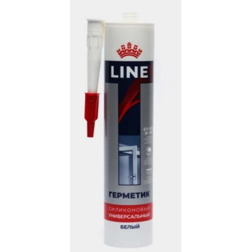 Герметик силиконовый универсальный  T-line Tl-USK-1 белый, 260 мл купить в интернет магазине Санрай73