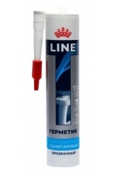 Герметик силиконовый санитарный T-line Tl-SSK-0 прозрачный, 260 мл