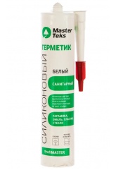 Герметик силиконовый санитарный MasterTeks ProfiMaster 290мл белый