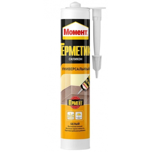 Герметик силиконовый Момент Универсальный 280мл белый купить в интернет магазине Санрай73