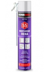 Пена монтажная бытовая всесезонная Donewell Maxxima 55, 1000 мл