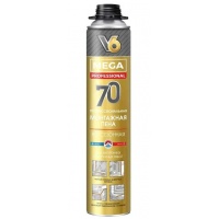Пена пистолетная всесезонная V6 MEGA 70, 900 гр