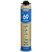 Пена монтажная Krass Professional V69, 890 мл, до 69 л, пистолетная