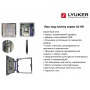Люк ревизионный под плитку Luker АЛ-КР 100х60 см, распашная дверца, нажимной, алюминиевый